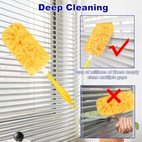 36-Pack Duster Refills with Handle for Swiffer Compatible Cleaning