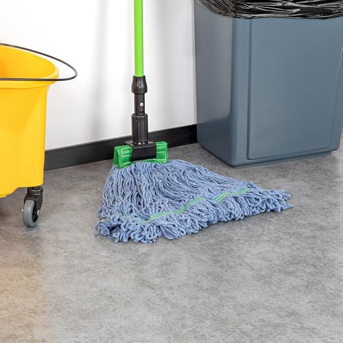 Restaurantware Mop Head Refill - 24 Ounce 5 Inch Cotton Blend Blue