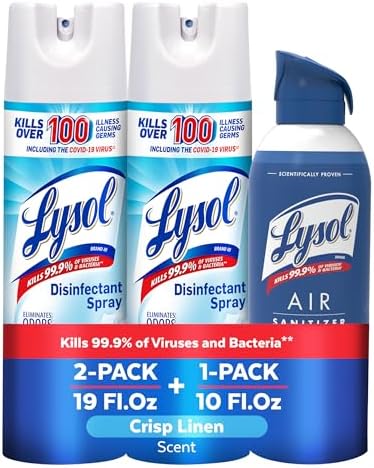 Lysol Bundle 2x Disinfectant Spray Air Sanitizer for Home Air