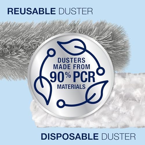 Bona High Performance Dusting Kit - 6FT Extendable Handle Reusable Duster