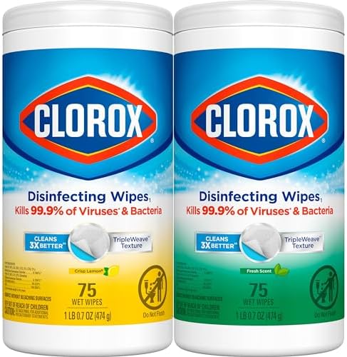 Clorox Disinfecting Wipes Value Pack 75 Count Each Pack of 2 1