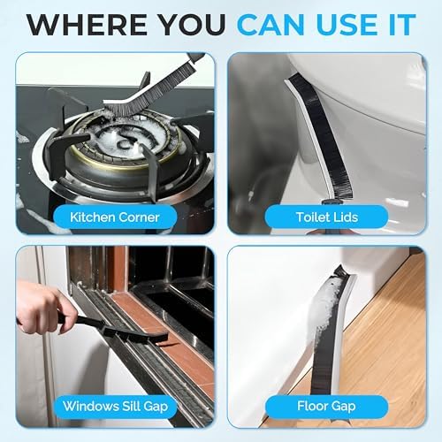7Pcs Crevice Cleaning Brush Set for Deep Cleaning