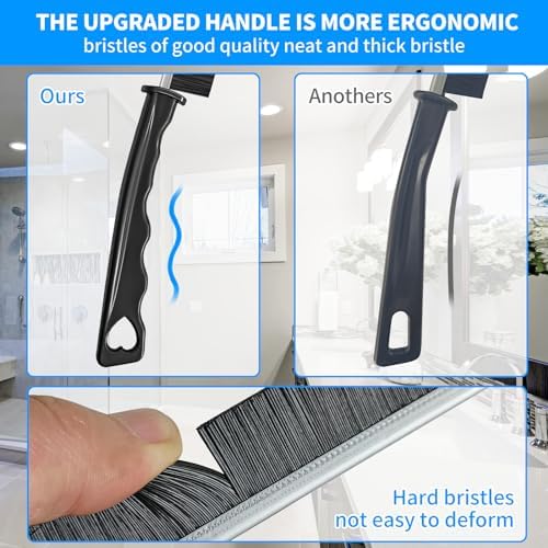 4TH Multi-Purpose Crevice Cleaning Brush - 4 Pcs Black