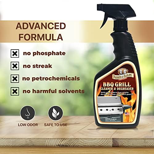 Parker Bailey Heavy Duty BBQ Grill Cleaner Degreaser