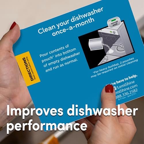 Lemi Shine Natural Dishwasher Cleaner 8 Count 1