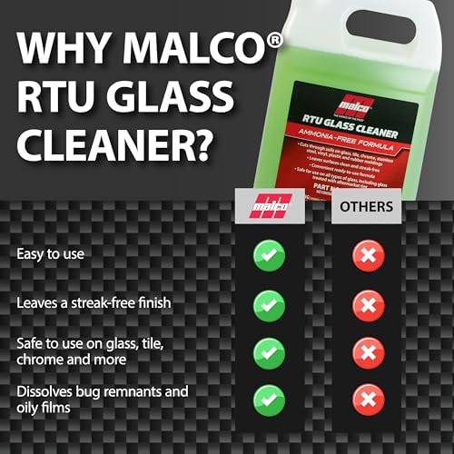 Malco Ready-to-Use Glass Cleaner 1 Gallon