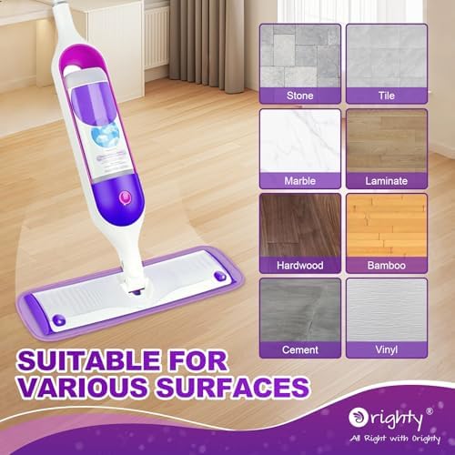 Orighty Reusable Mop Pads for Swiffer PowerMop 10 Pack