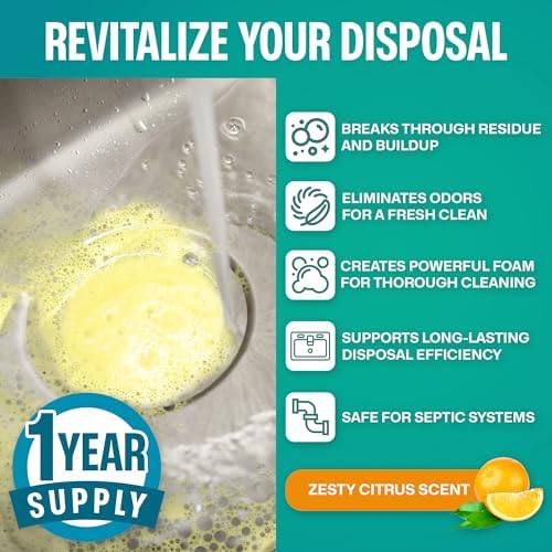Sudstainables Garbage Disposal Cleaner Tablets 24-Pack 1