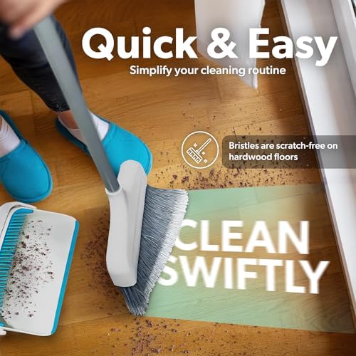 BLACKDECKER Butler Broom and Dustpan Set