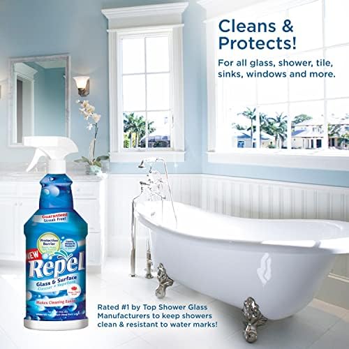 Clean-X REPEL Glass Cleaner 32 fl oz Streak-Free