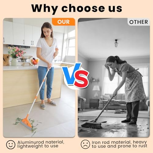 BURFERLY Magic Rubber Air Broom 2 in 1 Cleaning Tool