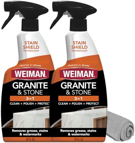 Weiman Granite Cleaner Polish Protect 3 in 1 2 Pack 1