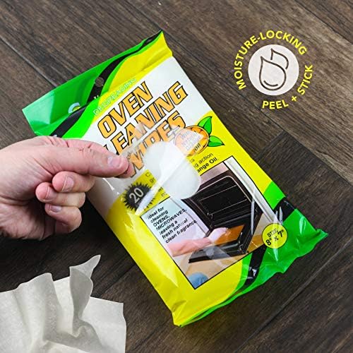 Cadie Degreasing Oven Cleaning Wipes 20 Pack