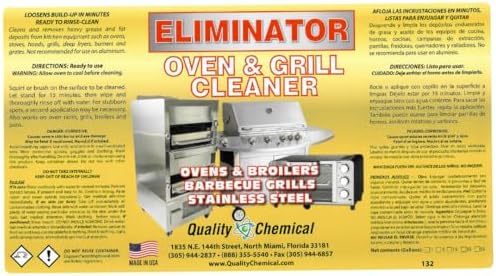 Quality Chemical Oven Grill Cleaner - 128 oz Heavy Duty