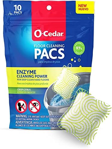O-Cedar EasyWring RinseClean Spin Mop Bucket Set with Extra Refill 1