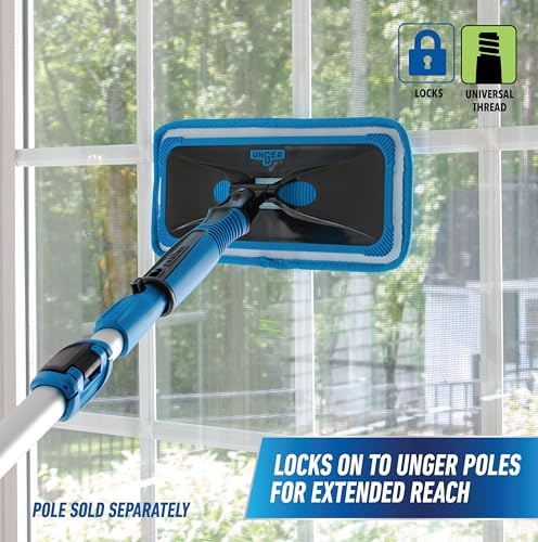 UNGER ProClean Indoor Window Cleaning Kit with Swivel Head