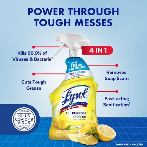Lysol All Purpose Cleaner Spray 32 Fl Oz Pack of 2 1
