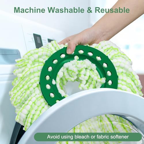 4pcs Spin Mop Head Replacement for Libman Tornado Mop and Bucket