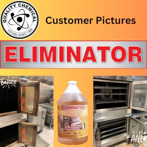 Quality Chemical Oven Grill Cleaner - 128 oz Heavy Duty
