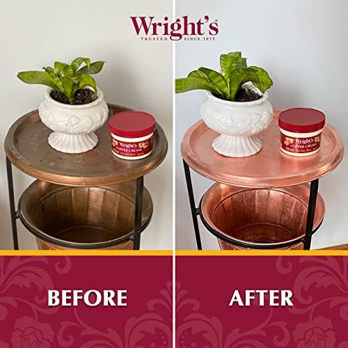 Wrights by Weiman Cream Copper and Brass Cleaner