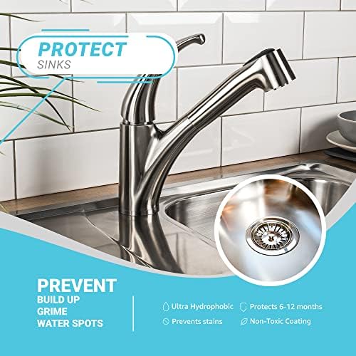 Lifeproof Ceramic Coating Spray Kit - Shine Seal Protect Kitchen Bath Surfaces