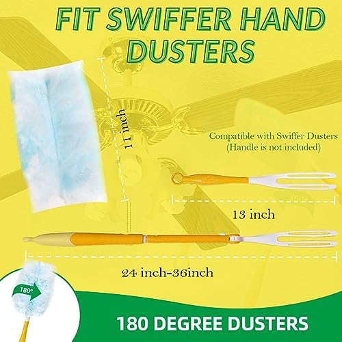 Frescares Duster Refills 18PCS Static Dust Removal Brush for Electronics and Furniture