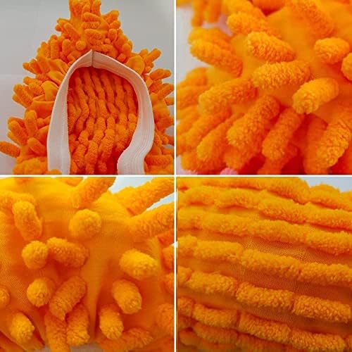 Yueiehe 5 Pairs Dust Duster Mop Slippers Foot Socks
