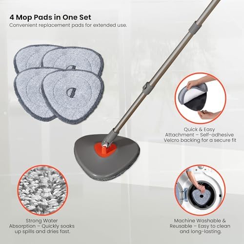 Hmbletech Dual Chamber Mop and Bucket Set Grey 1