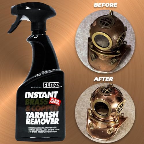 Flitz Instant Brass and Copper Tarnish Remover - 16oz