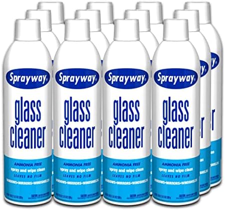 Sprayway Glass Cleaner Foaming 19 oz Pack of 12