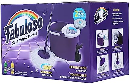 Fabuloso Spin Mop and Bucket Set Purple