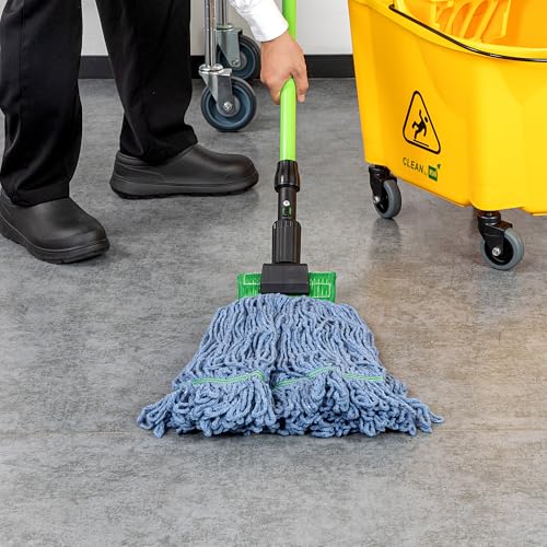 Restaurantware Mop Head Refill - 24 Ounce 5 Inch Cotton Blend Blue