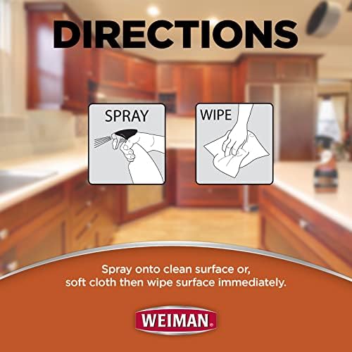 Weiman Cabinet and Wood Cleaner 16 oz 2 Pack