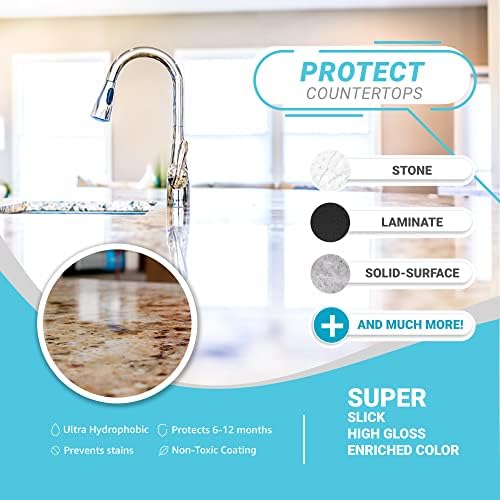 Lifeproof Ceramic Coating Spray Kit - Shine Seal Protect Kitchen Bath Surfaces