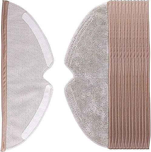 KEEPOW Microfiber Mop Cloth 12-Pack Replacement for Roborock E Series
