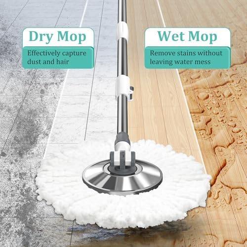 Aifacay Spin Mop and Bucket with Wringer Set