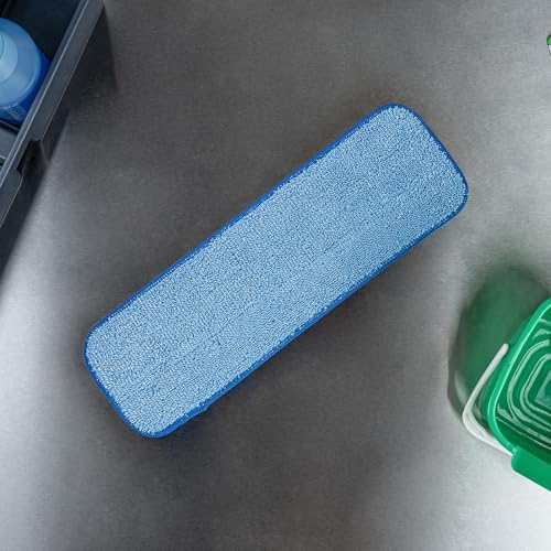 Restaurantware Mop Pad Reusable Blue Microfiber