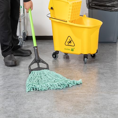 Restaurantware Wet Mop Head Refill - 16 Ounce Cotton Blend Machine Washable