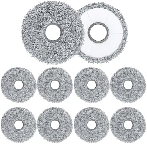 10 Pack Microfiber Mop Pads for Dreame Vacuums