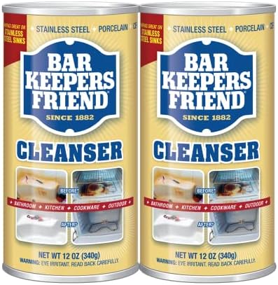 Bar Keepers Friend Powder Cleanser 2 x 12 oz All Purpose Cleaner