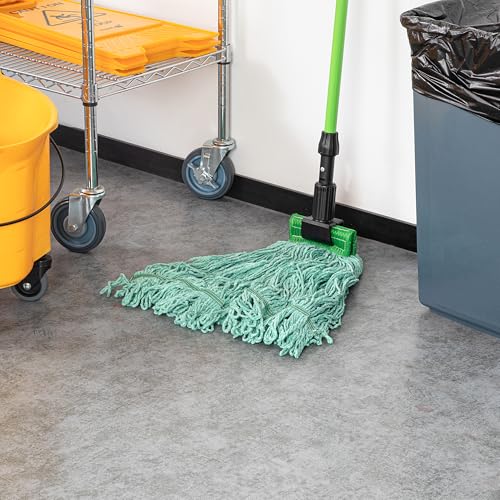 Restaurantware MOP Head 24 Ounce Cotton Blend Green 1