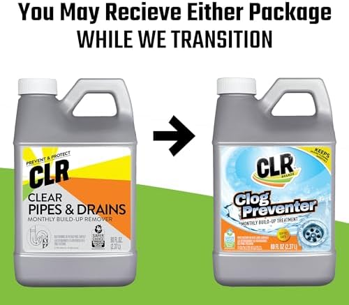 CLR Clog Preventer 80 Ounce Drain Build Up Remover