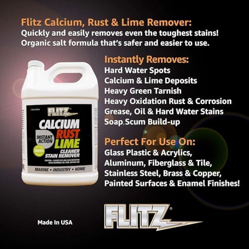 Flitz Calcium Rust Lime Remover - 1 Gallon 1