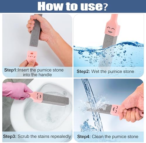 Navona 34 Pack Pumice Stones with Universal Handles