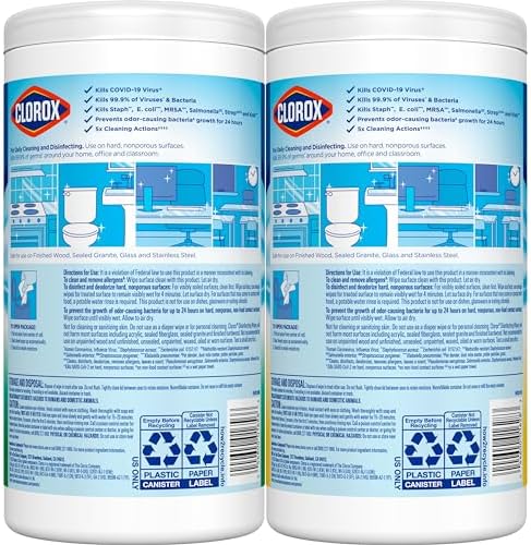 Clorox Disinfecting Wipes Value Pack 75 Count Each Pack of 2 1