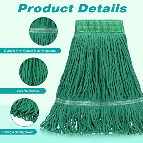 Roshtia 16 Pack Heavy Duty Mop Heads Replacement