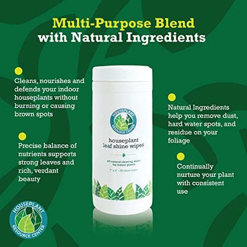 Houseplant Leaf Shine Cleaner Wipes 30 Count 1