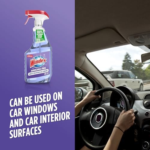 Windex Ammonia Free Crystal Rain Glass Cleaner 23 oz Spray Bottle