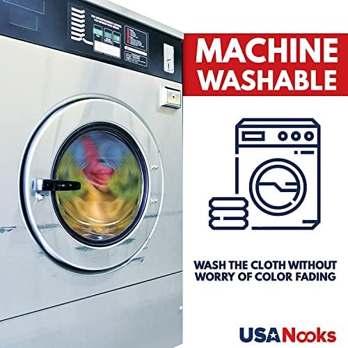 USANOOKS Microfiber Cleaning Cloths - 12Pcs 125x125 Inch