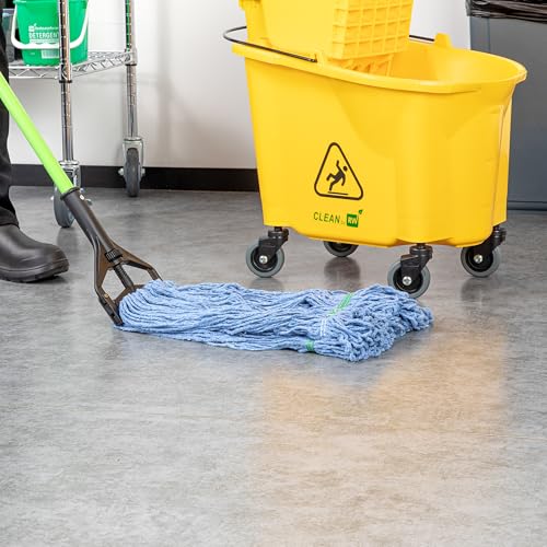 Restaurantware MOP HEAD ONLY - 16 Ounce Wet Mop Head Cotton Blend Machine Washable